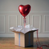 Ballon Cadeau Coeur Rouge - The PopCase