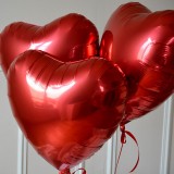 Bouquet Ballon Cadeau Coeur Rouge - GP - The PopCase