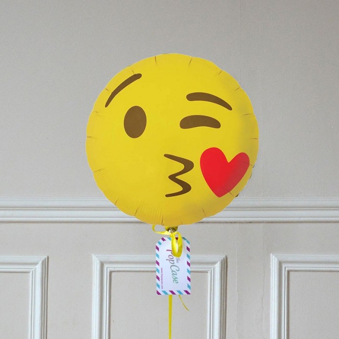 Ballon Cadeau Emoji Bisou Coeur - The PopCase