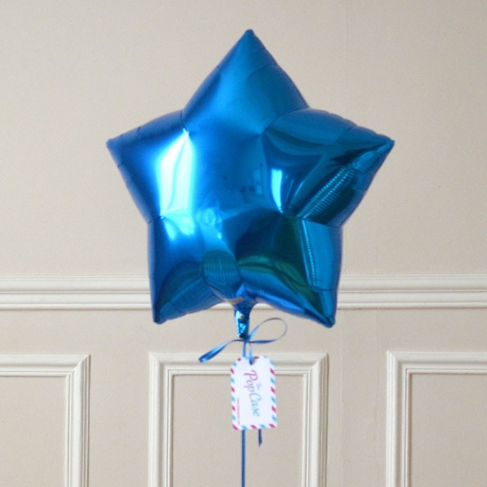Ballon Cadeau Etoile Bleue - The PopCase