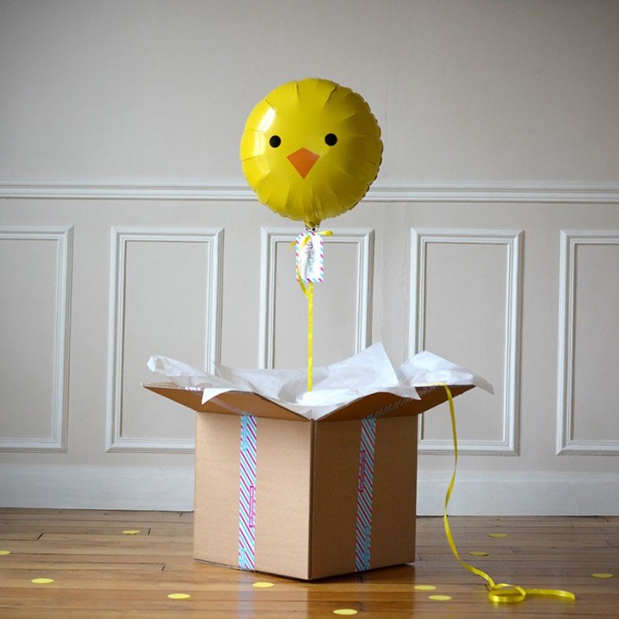 Ballon Cadeau Poussin - The PopCase