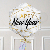 Ballon Cadeau - Happy New Year - Hexagone