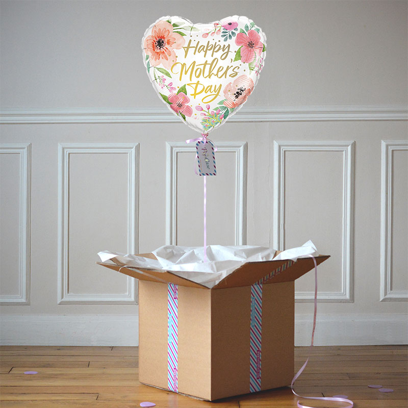 Ballon Cadeau Fête Des Mères Fleurs - The PopCase