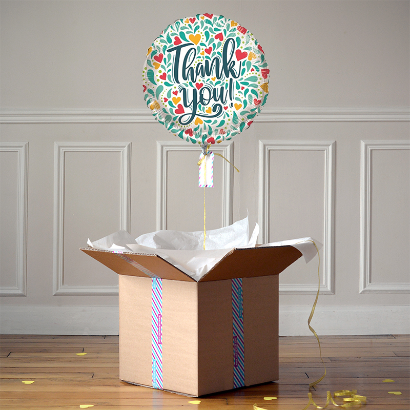 Ballon Cadeau - Merci Cœurs - The PopCase
