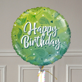 Ballon Cadeau - Happy Birthday Green GP - The PopCase