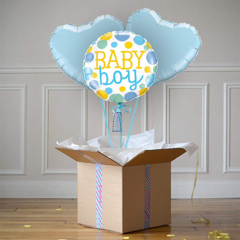 Bouquet Ballon annonce c'est un garçon → The PopCase