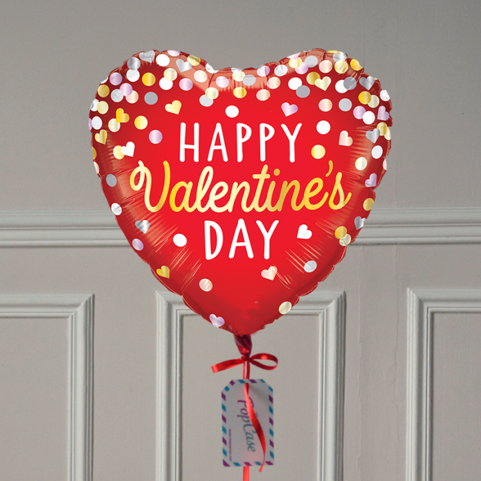 Ballon coeur Saint Valentin Box