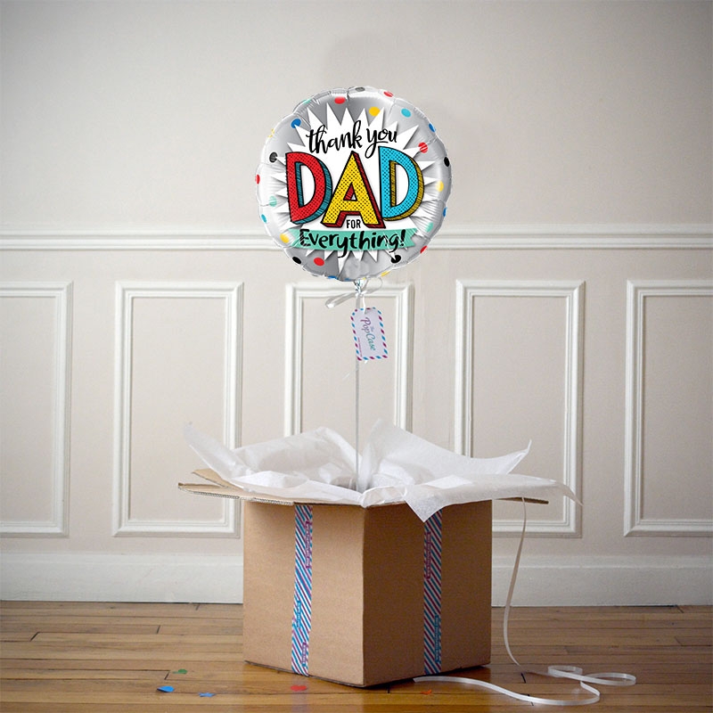 Ballon Cadeau Merci Papa - The PopCase