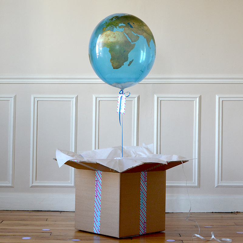 Ballon Cadeau - Terre - The PopCase