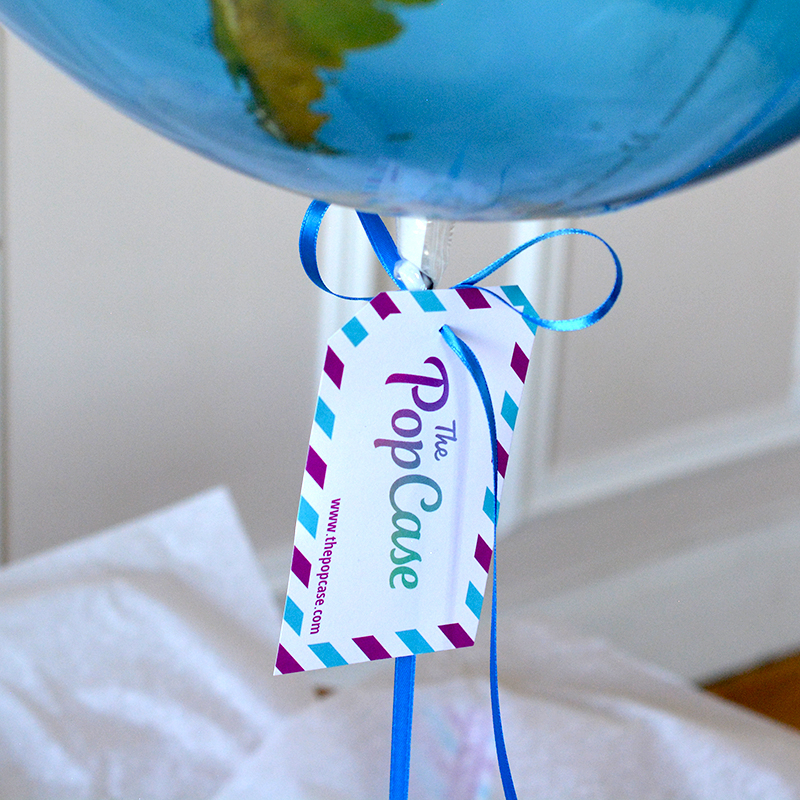Ballon Bubble Earth - carte message - The PopCase