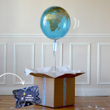 Combo ballon terre + Box Cosmonaute - The PopCase