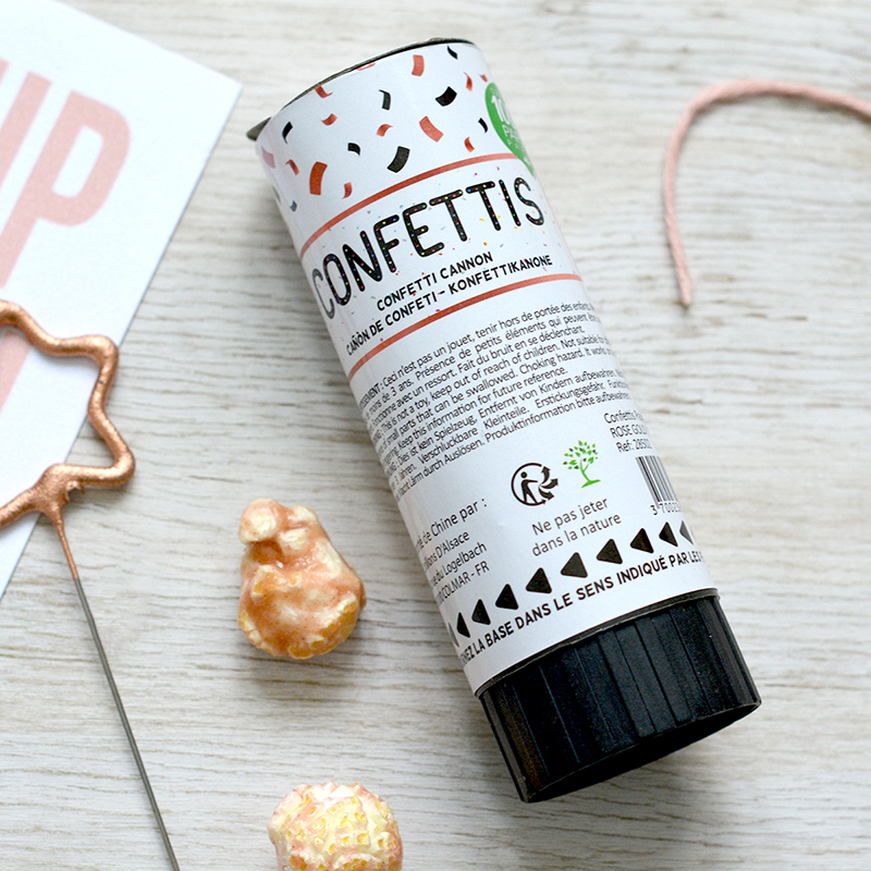 Box - Hip Hip Hip Hooray - CANON CONFETTIS - The PopCase