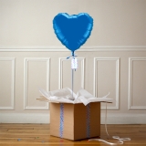 Ballon Cadeau Coeur Bleu - The PopCase