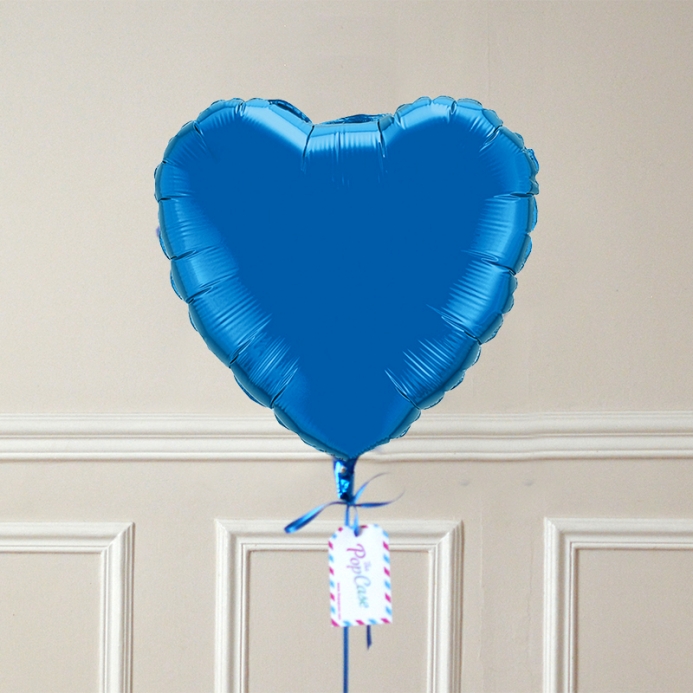 Ballon Cadeau Coeur Bleu - The PopCase