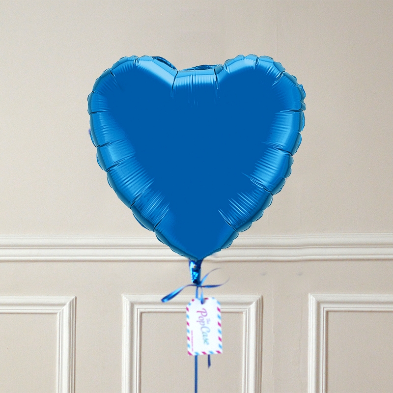 Ballon Cadeau - Coeur bleu - The PopCase