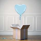 Ballon Cadeau Coeur Bleu Pastel - ThePopCase