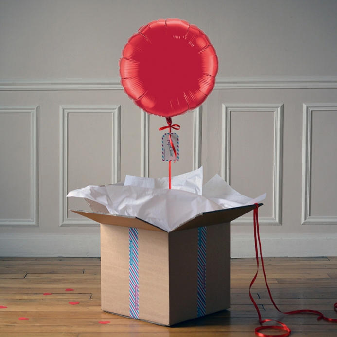 Ballon Cadeau Rouge - ThePopCase