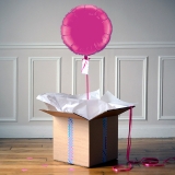 Ballon Cadeau Rond Rose Fuschia - ThePopCase