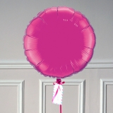Ballon Cadeau Rond Rose Fuschia - GP - ThePopCase