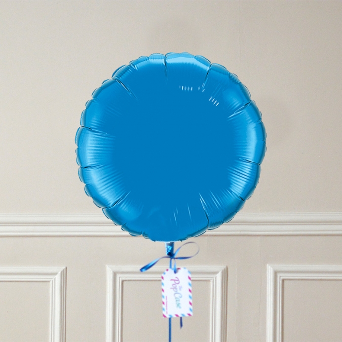 Ballon Cadeau Rond Bleu - ThePopCase