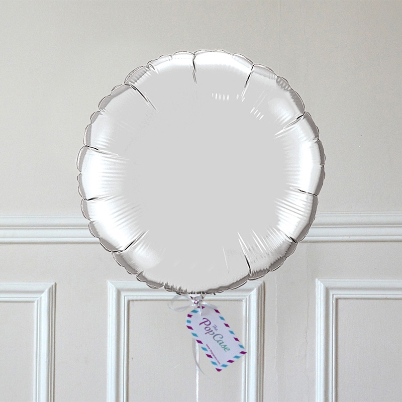 Ballon Cadeau Rond Argent - GP - ThePopCase