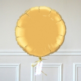 Ballon Cadeau Rond doré - ThePopcase