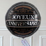 Ballon Cadeau - Joyeux Anniversaire Vintage - The PopCase