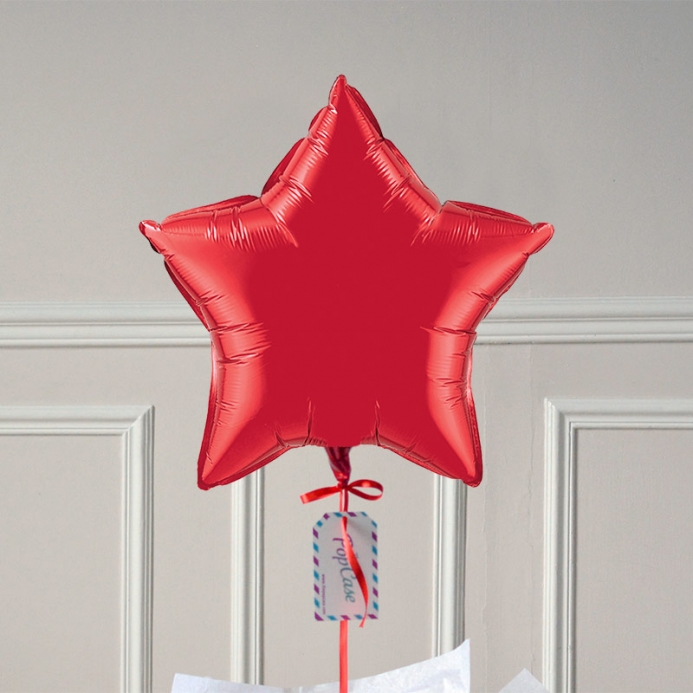 Ballon Cadeau Etoile Rouge - ThePopCase