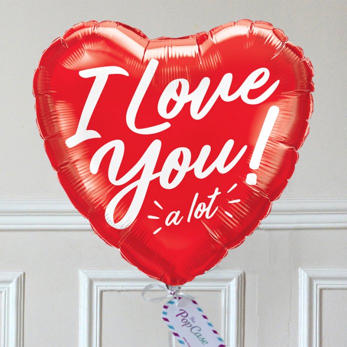 Ballon Cadeau - I love you a lot - The PopCase