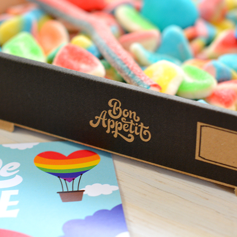 Box bonbons - Love is love - The PopCase