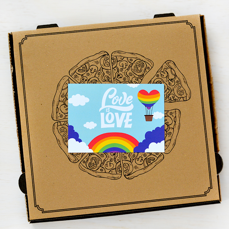 Box bonbons - Love is love - The PopCase