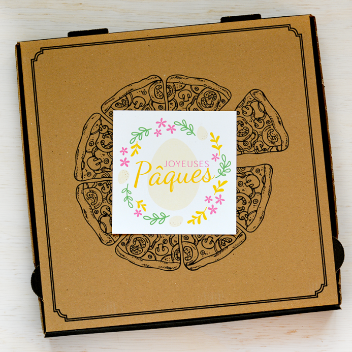 Box bonbons - Joyeuses Pâques - The PopCase