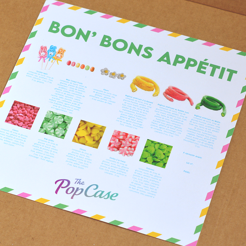 Box bonbons - Joyeuses Pâques - Notice - The PopCase