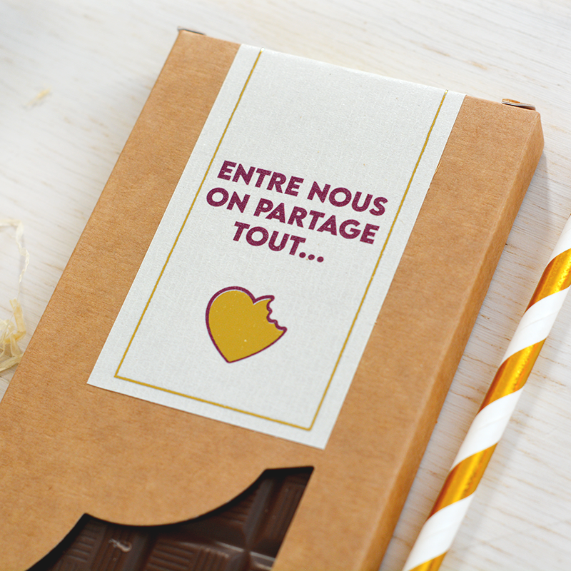 Box surprise romantique - chocolat