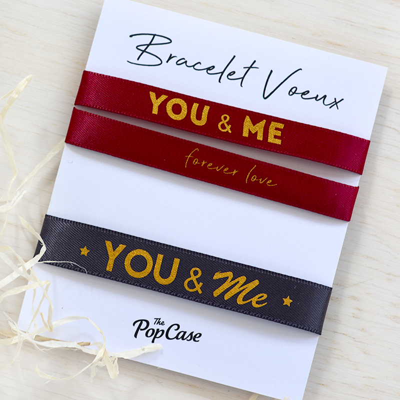 Box surprise romantique - duo de 2 Bracelets