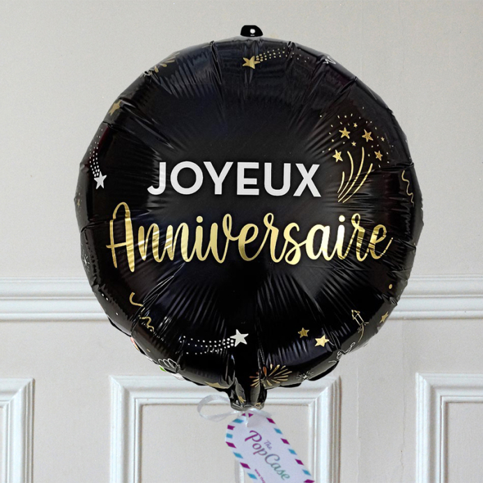 Ballon Cadeau - Joyeux Anniversaire Festif - The PopCase