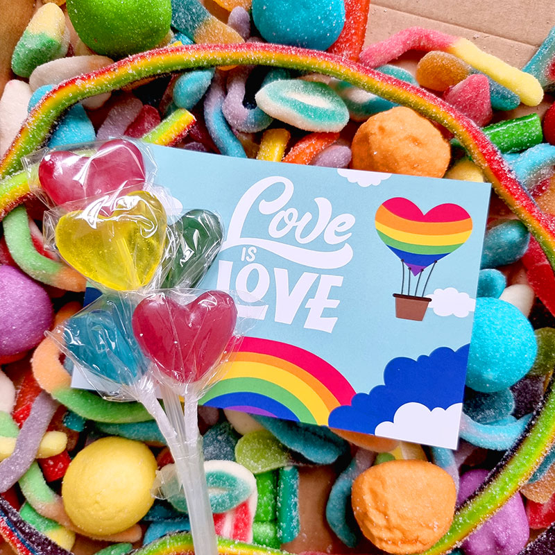 Box bonbons - Love is love - The PopCase