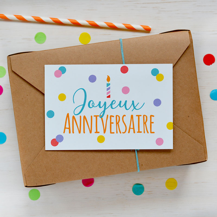 Box Surprise - Anniversaire confetti - The PopCase