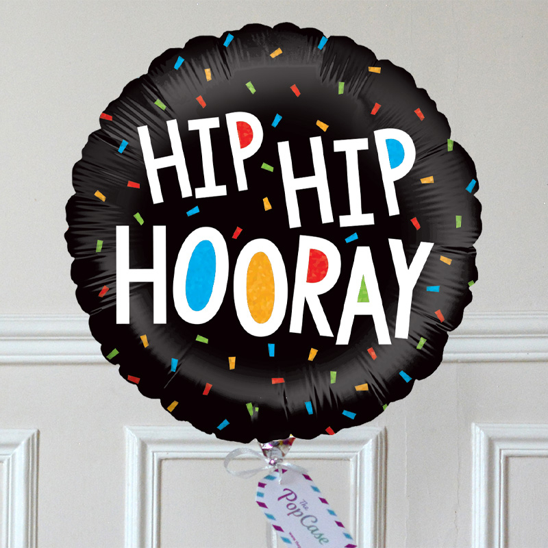 Ballon Cadeau - Hip Hip Hooray - The PopCase