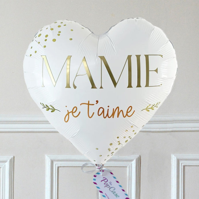 Ballon Cadeau - Mamie je t'aime