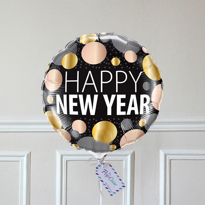 Ballon Cadeau - Happy New Year - 3 ors - GP