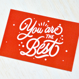 Box Surprise - You are the best - Carte