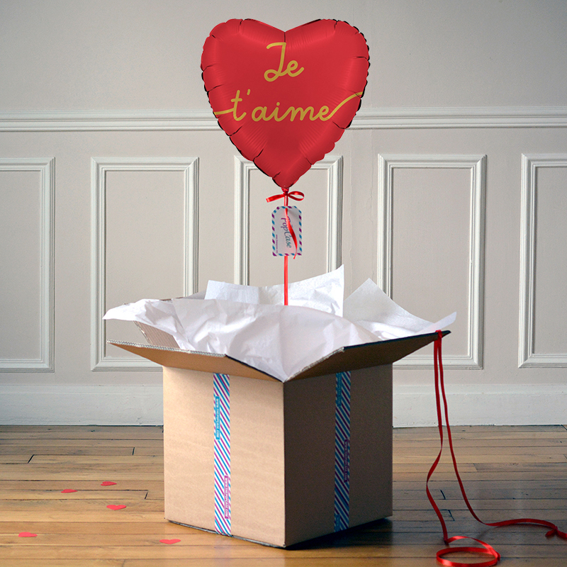 Ballon Cadeau - Je t'aime mon amour - The PopCase