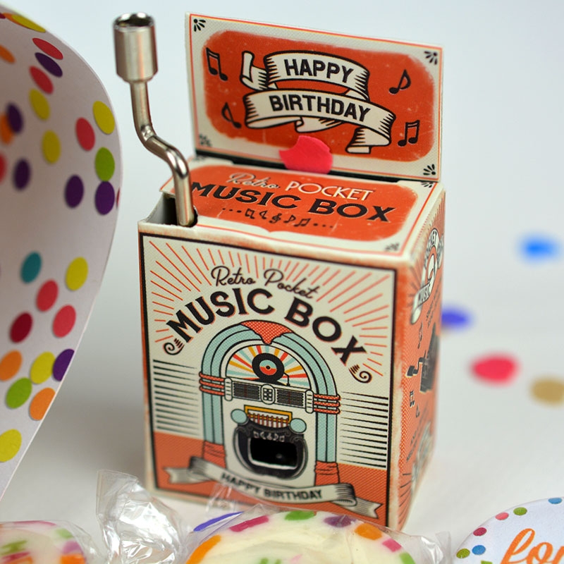 Pochette Surprise Anniversaire - Boite à Musique - The PopCase