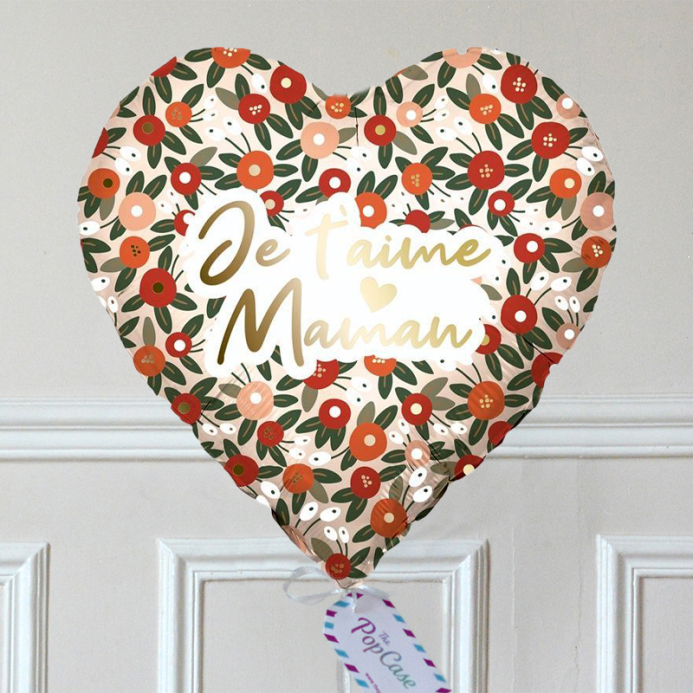 Ballon Cadeau - Je t'aime Maman - The PopCase