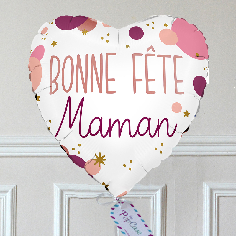 Ballon Cadeau Bonne Fête Maman - The PopCase
