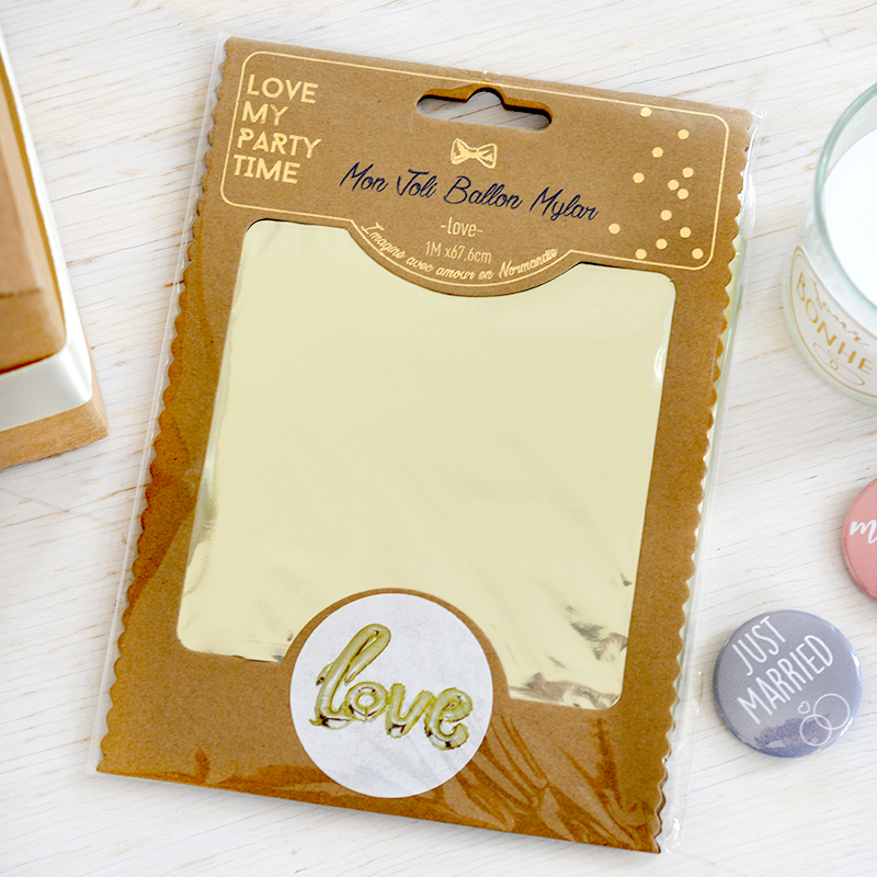 Coffret Cadeau Mariage - Ballon Love - The PopCase