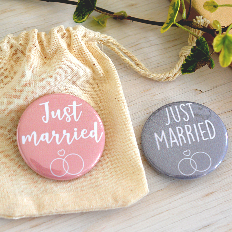 Coffret Cadeau Mariage - Badges - The PopCase