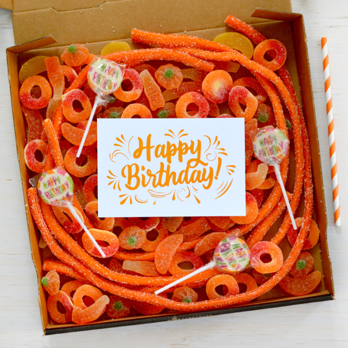 Box bonbons Happy Birthday