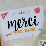 Box Surprise - Merci Pour Cette Année - Carte